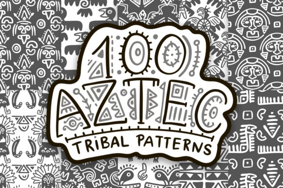 100 Aztec Seamless Patterns