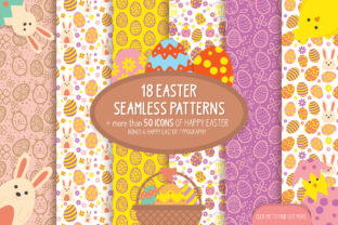 18 Easter Seamless Patterns Icons: A Creative Toolkit for Festive Design Projects