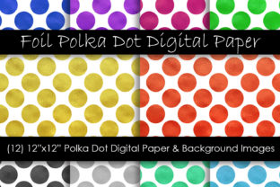 Foil Polka Dot Patterns: Elevating Design with Tactile Illusion and Versatile Digital Texture