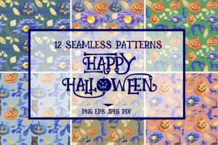 Halloween Seamless Patterns