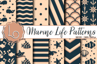 Marine Life Sea Patterns: High-Resolution PNG Design Resources for Creative Projects