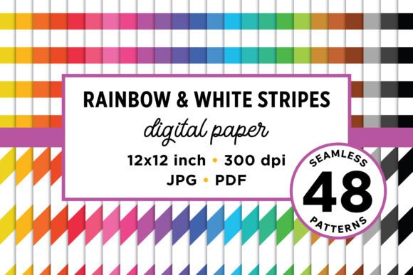 Rainbow Seamless Stripes Patterns: A Strategic Asset for Modern Digital Design Workflows