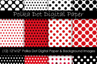 Red Black Polka Dot Patterns
