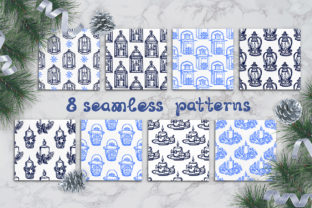 Seamless Patterns: Candles & Lanterns