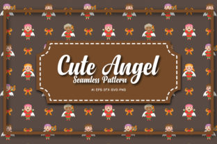 Seamless Patterns Cute Angel 14: Versatile, Festive & Print-Ready Design Magic
