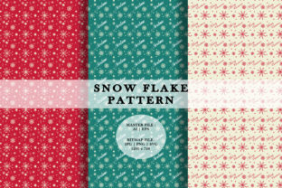 Snow Flake Seamless Patterns
