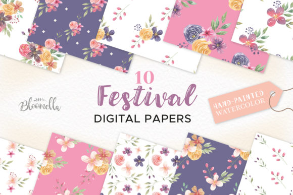 Watercolor Festival Seamless Patterns: A Strategic Creative Asset for Modern Design Workflows
